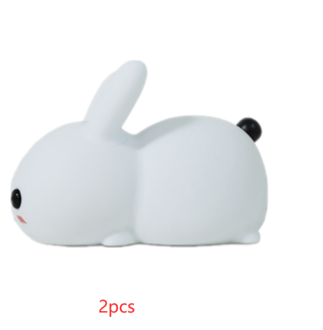 Squishy Bunny Silicone Night Light
