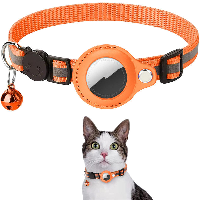 Reflective Collar with AirTag Holder