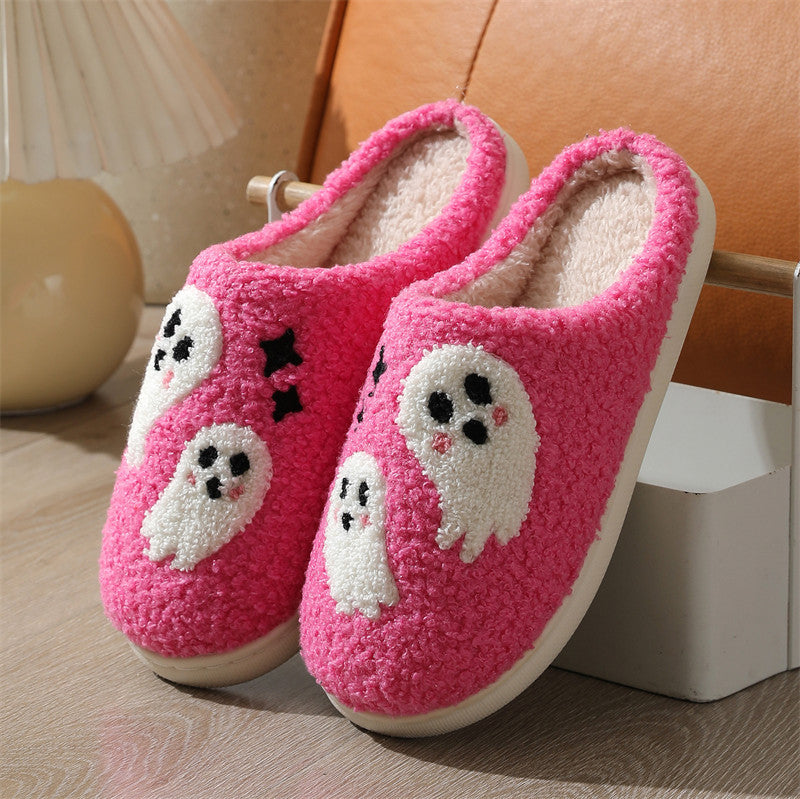 Cute Ghost Plush Slippers