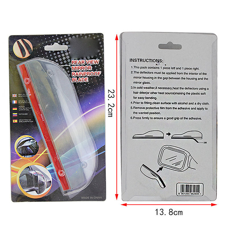 Side Mirror Rain Visors (Pair)