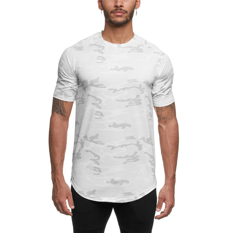 Men's Quick-Dry Camo Training Tee