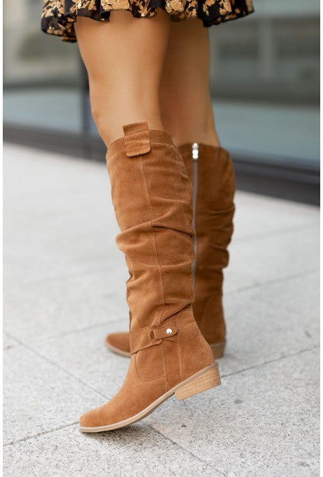 Women's Low-Heel Side-Zip Ankle Boots