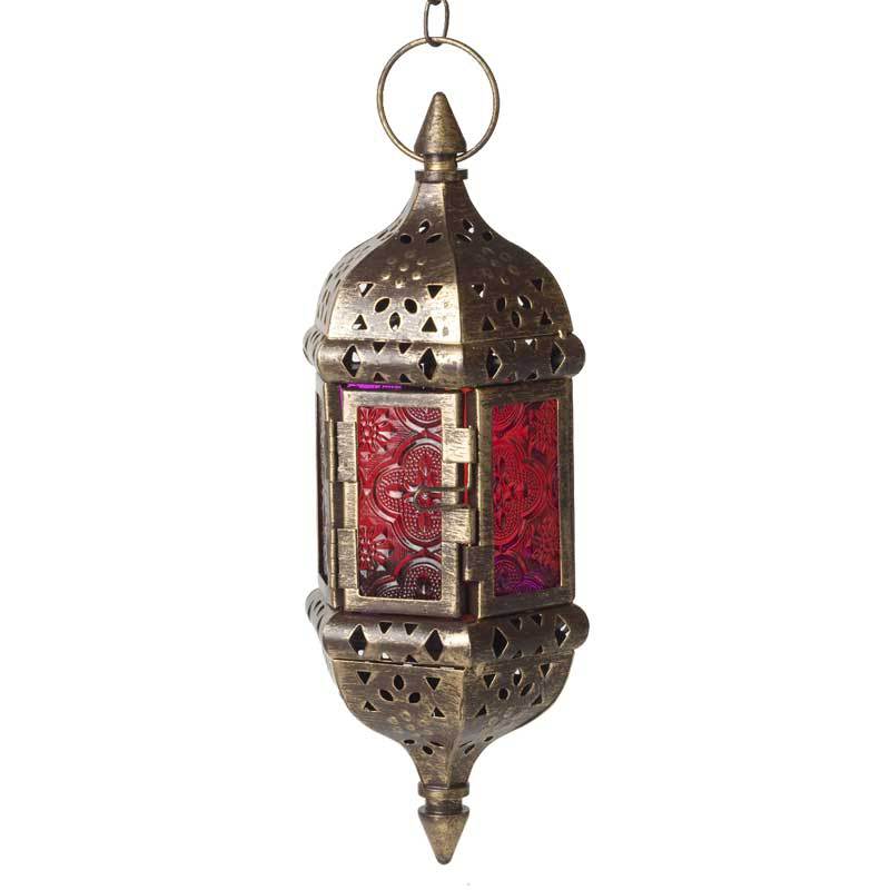 Moroccan Glass Candle Holder