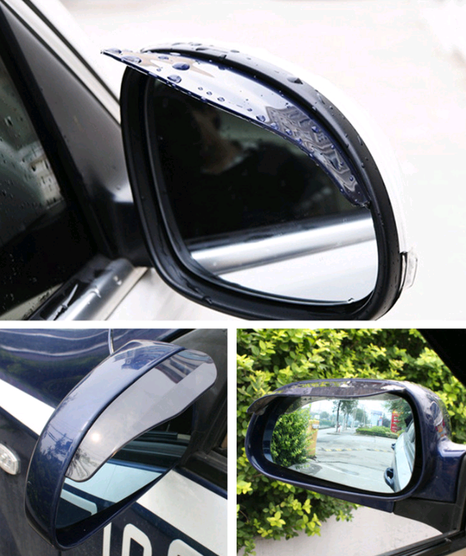 Side Mirror Rain Visors (Pair)