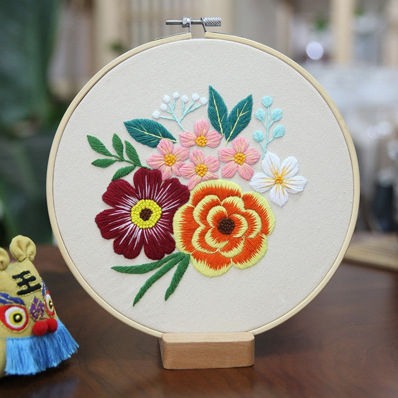 3D Flower Embroidery Kit