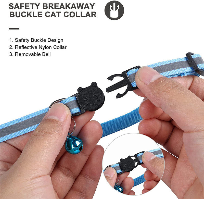 Reflective Collar with AirTag Holder
