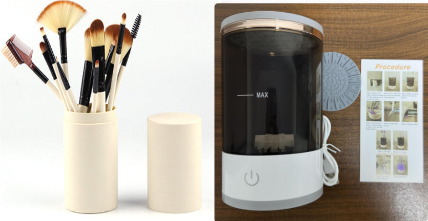Automatic Makeup Brush Cleaner