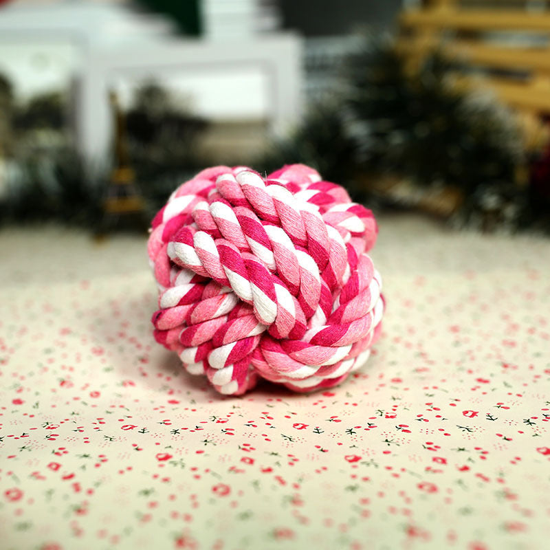 Hand-Woven Cotton Rope Ball