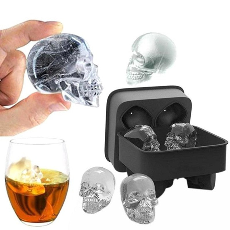 3D Skull Ice Mold