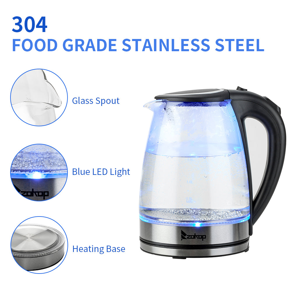 1.8 L Glass Electric Kettle