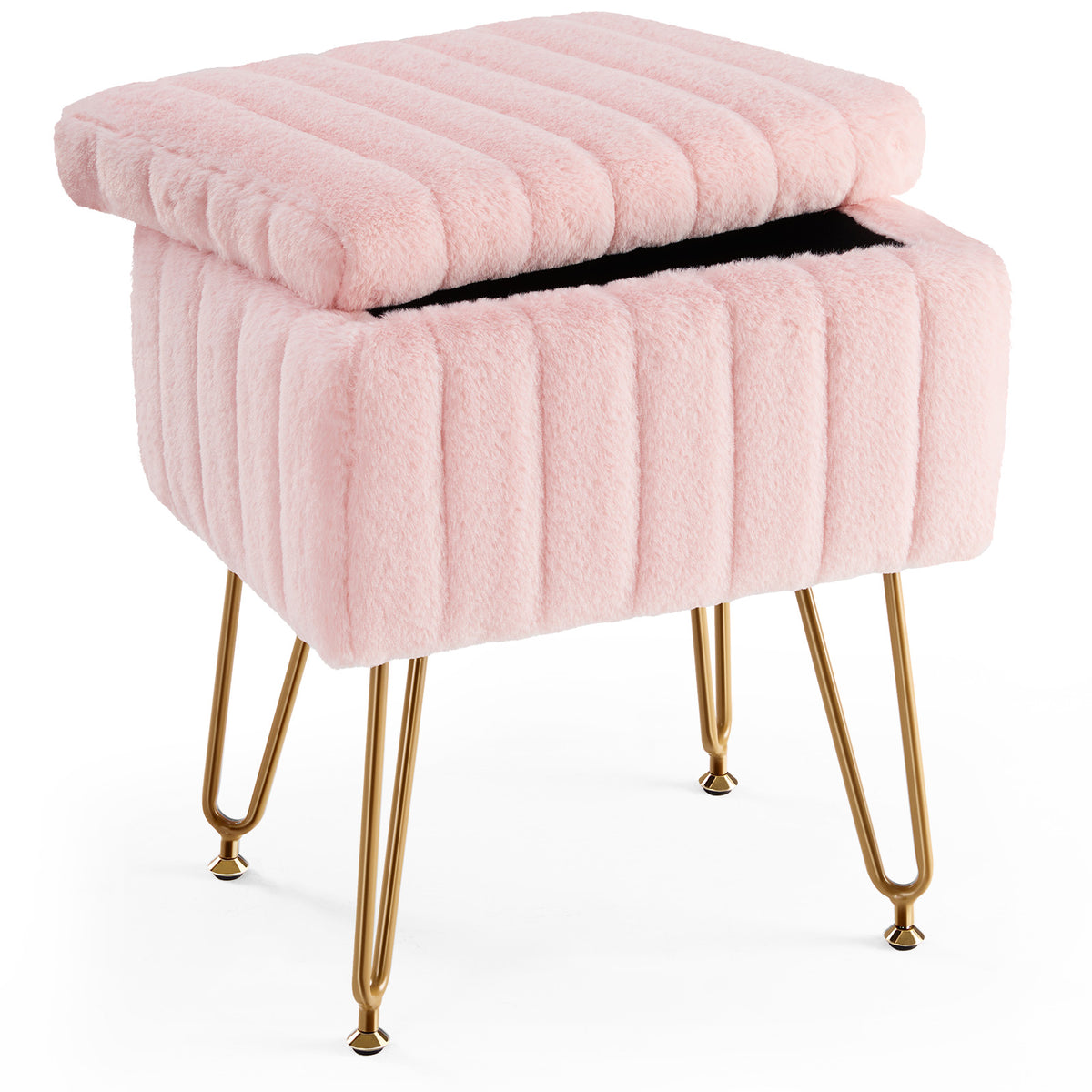 Vanity Stool with Storage