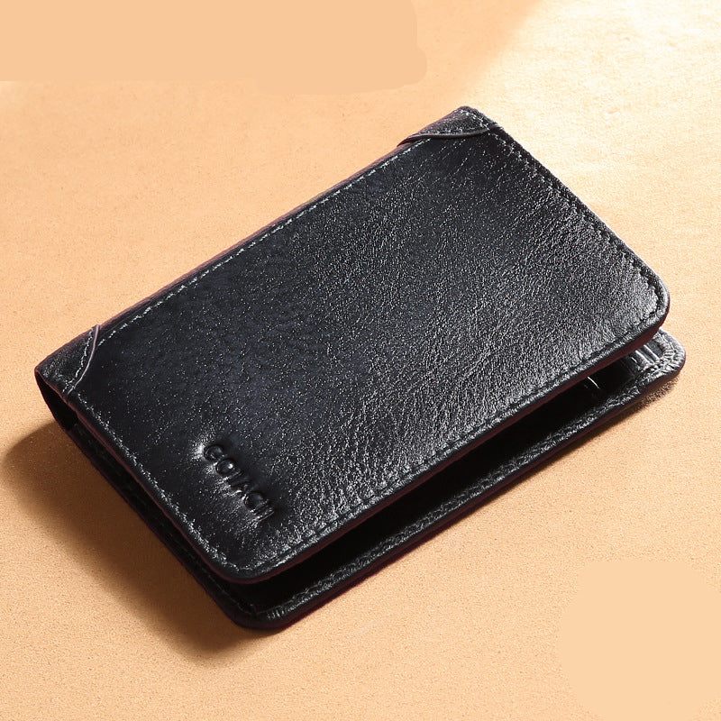 Men's Leather Short Wallet
