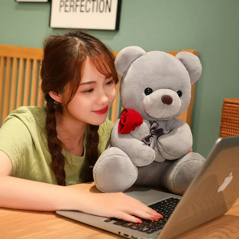 Rose Teddy Bear Plush