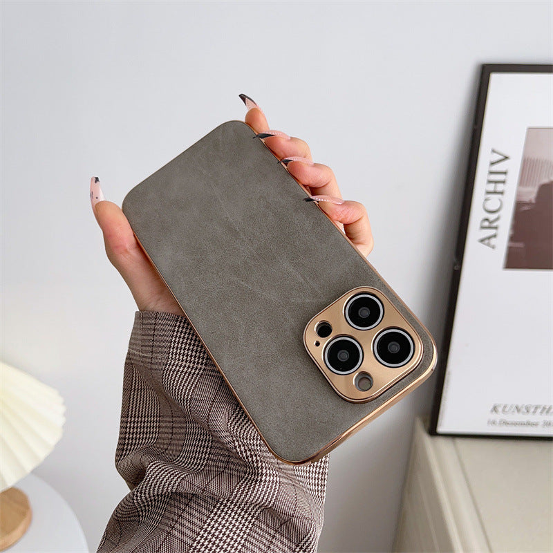 Lambskin Leather iPhone Case
