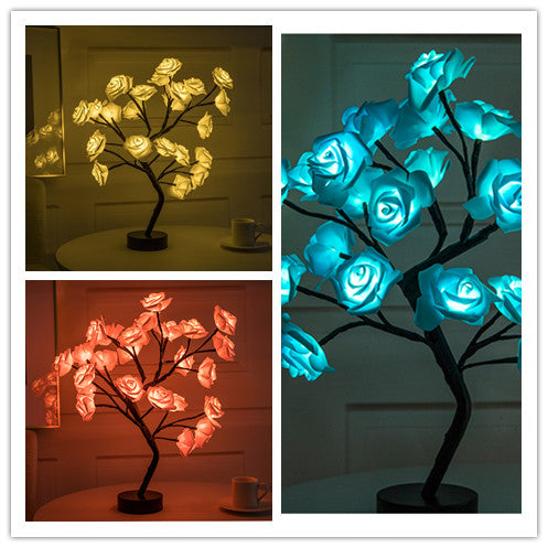 Rose Bonsai Tree Lamp