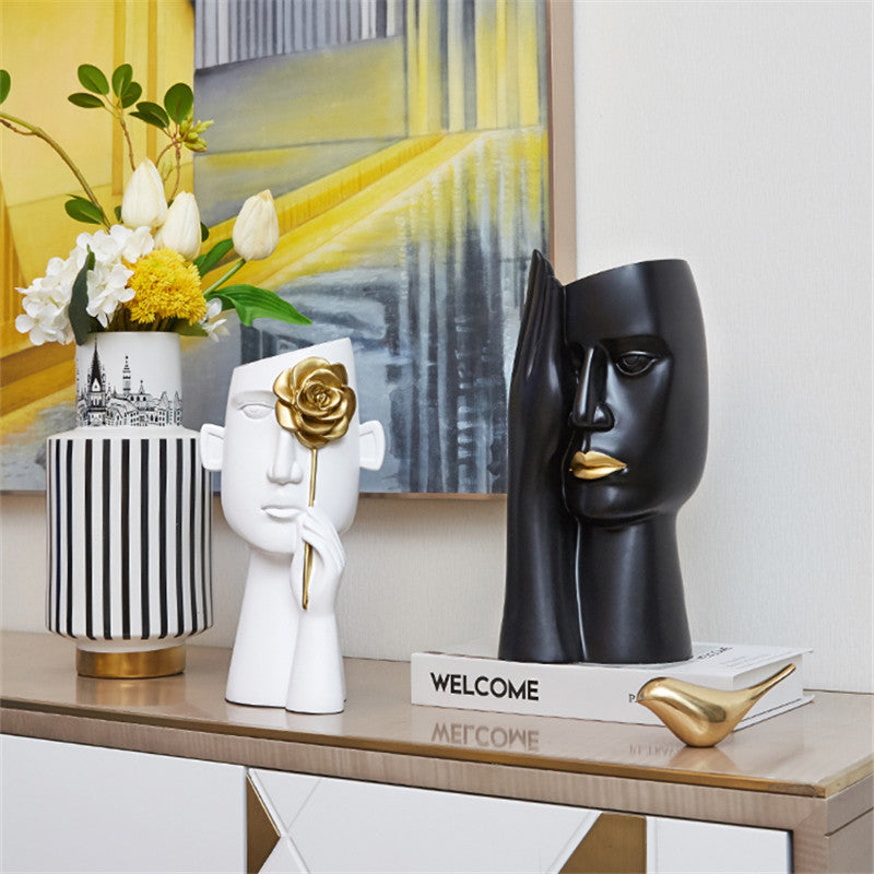 Sculpted Body Art Vase