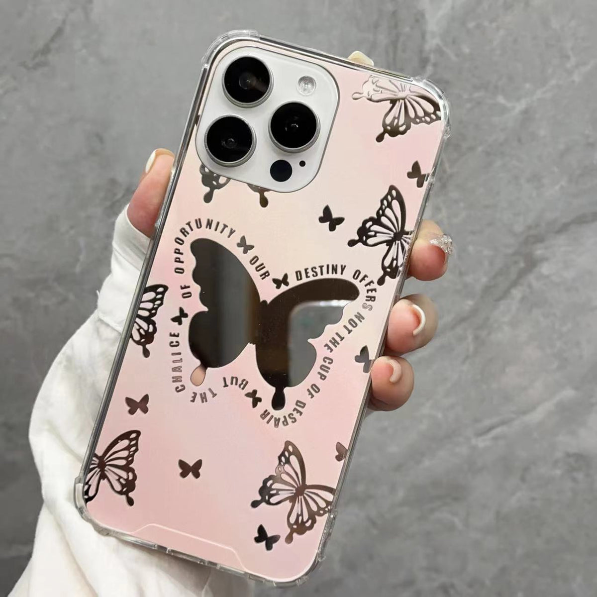 Butterfly Mirror Phone Case