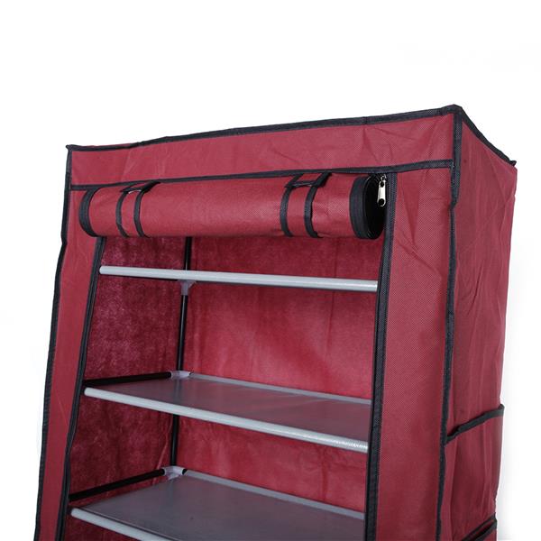 9-Grid Fabric Shoe Cabinet