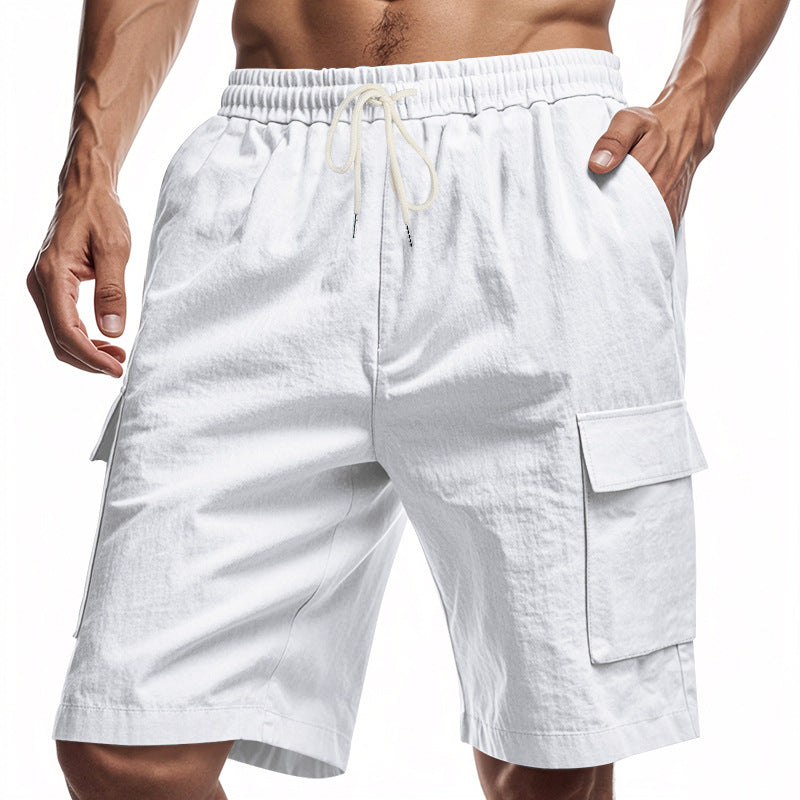 Men's Linen Drawstring Shorts