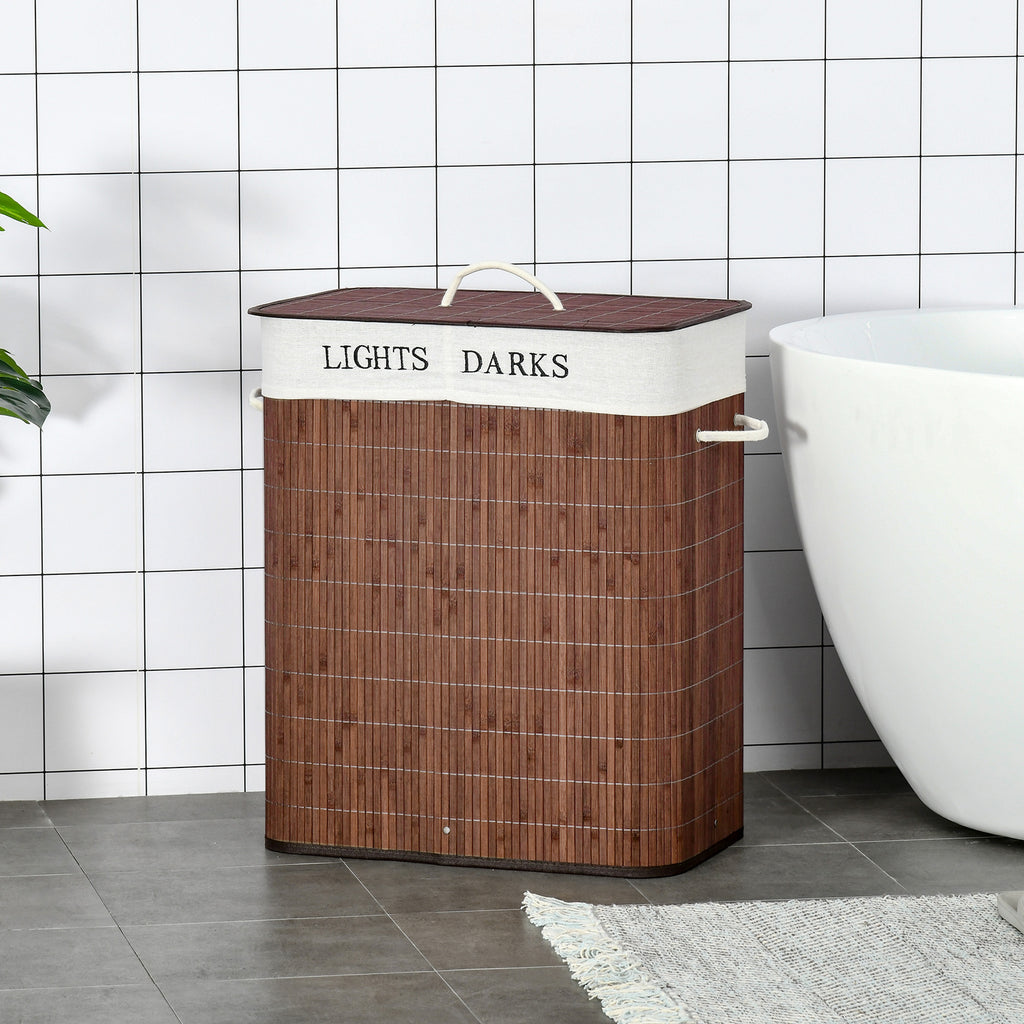 Bamboo Laundry Hamper with Lid