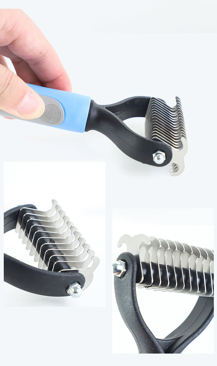 Double-Sided Dematting Comb