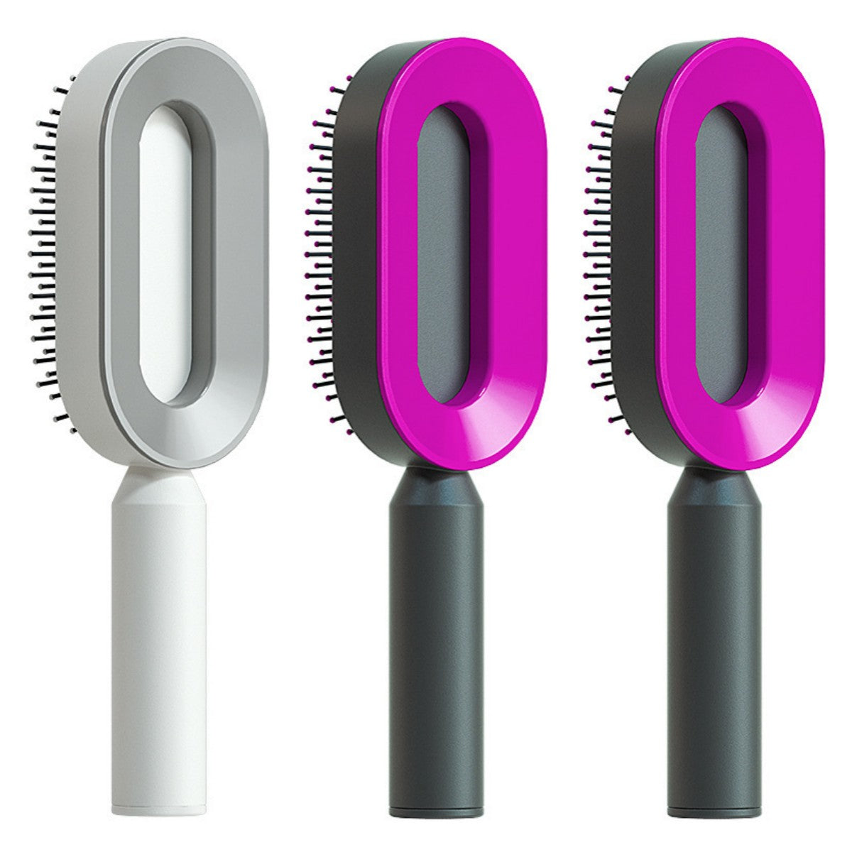 Self-Cleaning Cushion Hair Brush