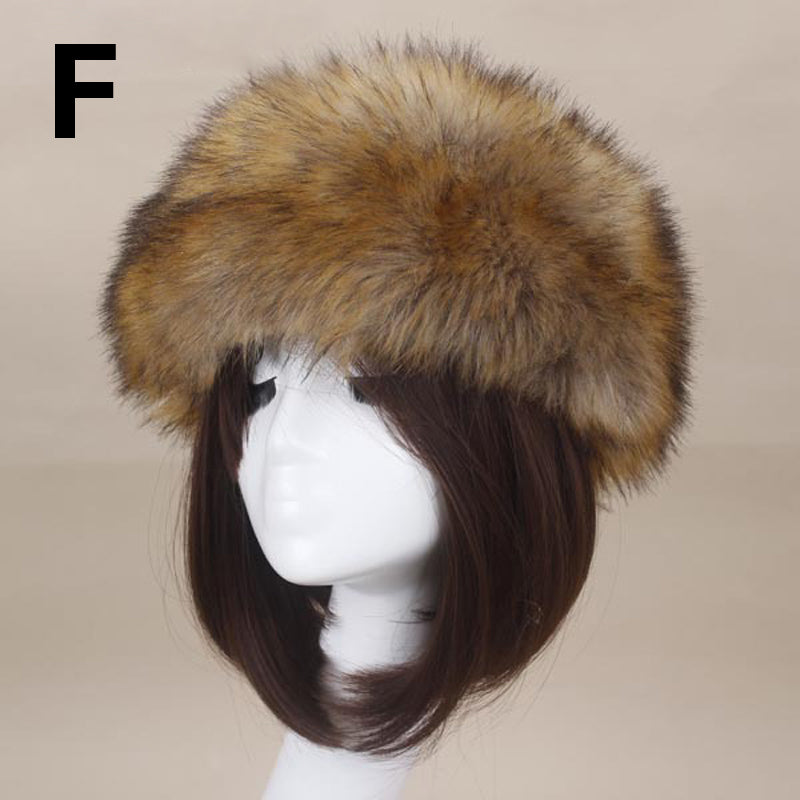 Faux Fur Open-Top Hat