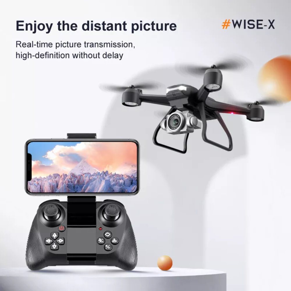 Foldable Dual-Camera Drone (2 Batteries)