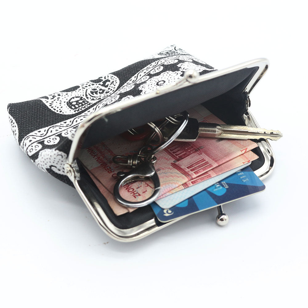 Elephant Canvas Coin Purse