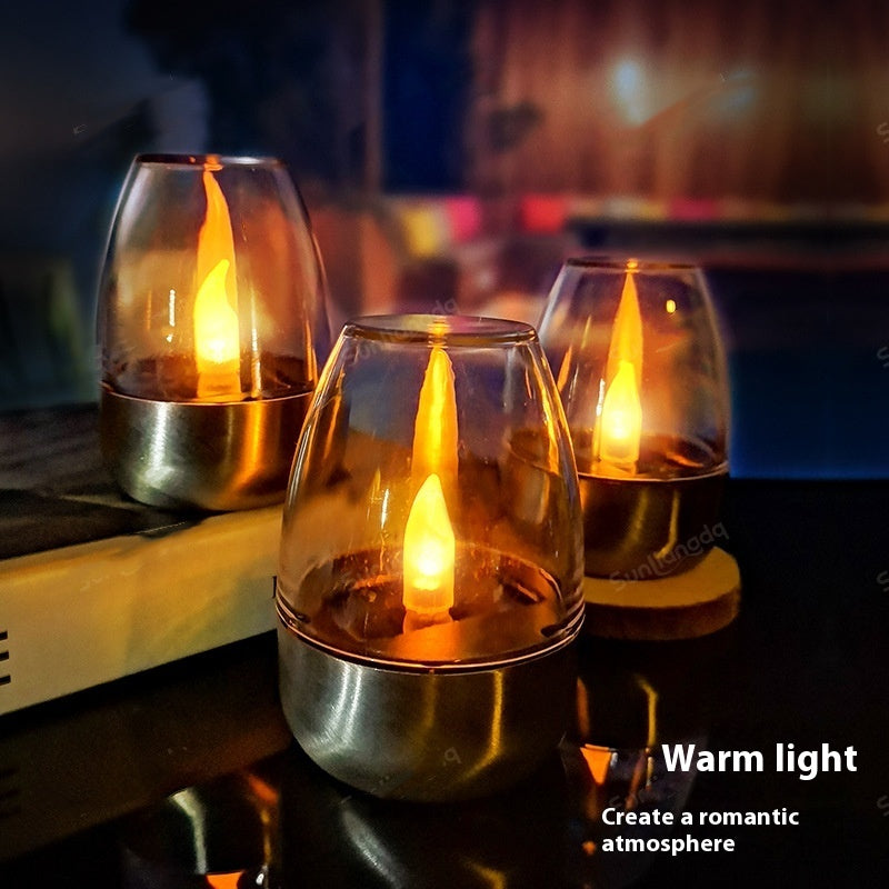 Solar LED Candle Lantern