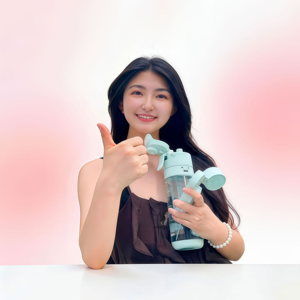 Cooling Fan Water Bottle