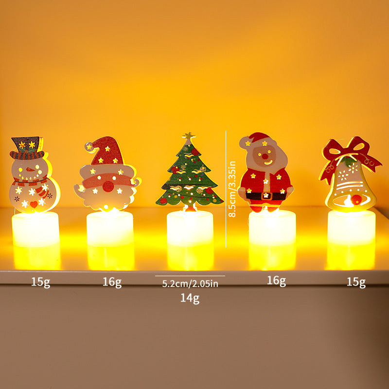 LED Christmas Candle Figures