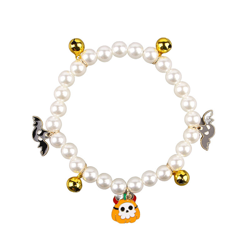 Halloween Pearl Pet Collar