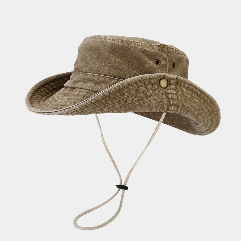 Washed Cotton Bucket Hat