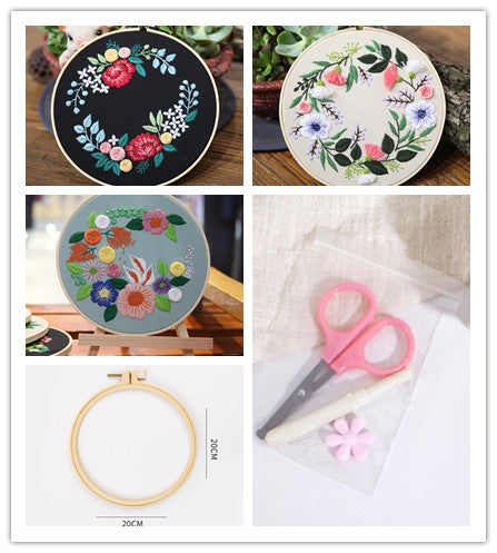 3D Flower Embroidery Kit