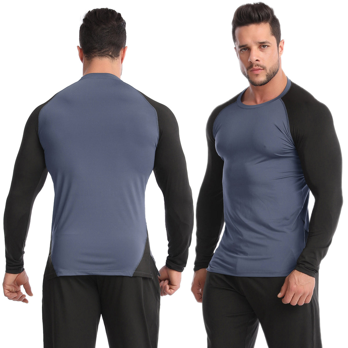 Men's Quick-Dry Compression Long-Sleeve Top