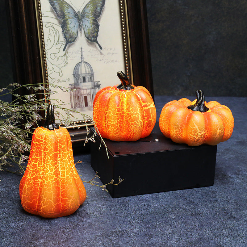 Glowing Resin Pumpkin Lights