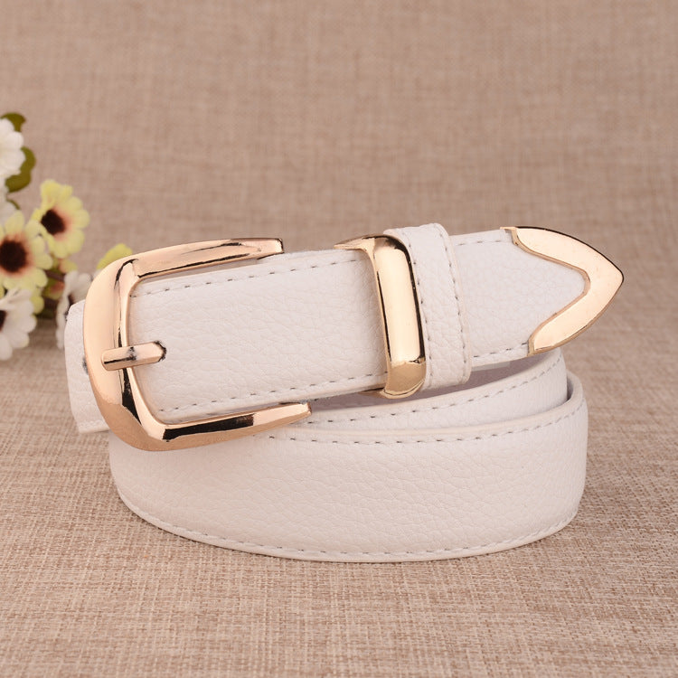 Women's Faux Leather Belt