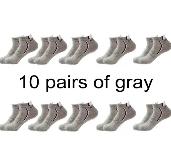 Men's Cotton No-Show Socks (Multi-Pack)