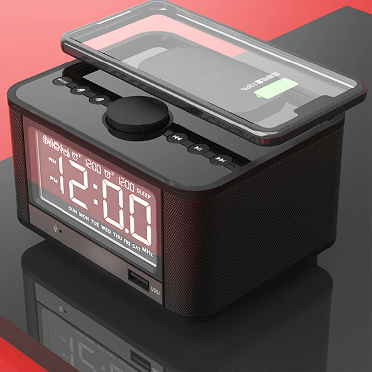 Alarm Clock Speaker with Wireless Charger