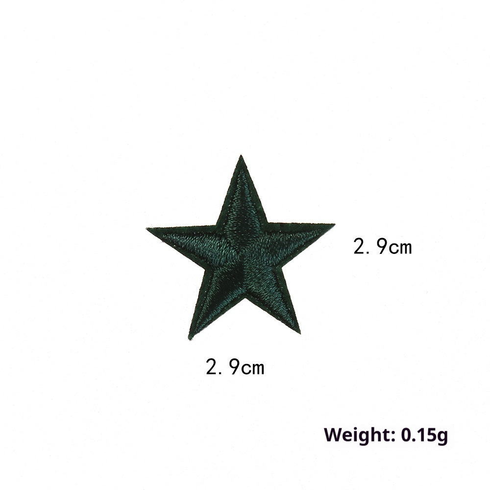 Embroidered Star Patches