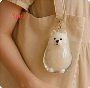 Dog Breed Fuzzy Keychain
