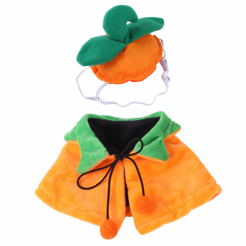 Pumpkin Pet Cloak
