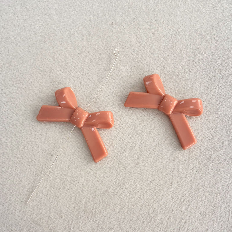 Acrylic Bow Spacer Beads