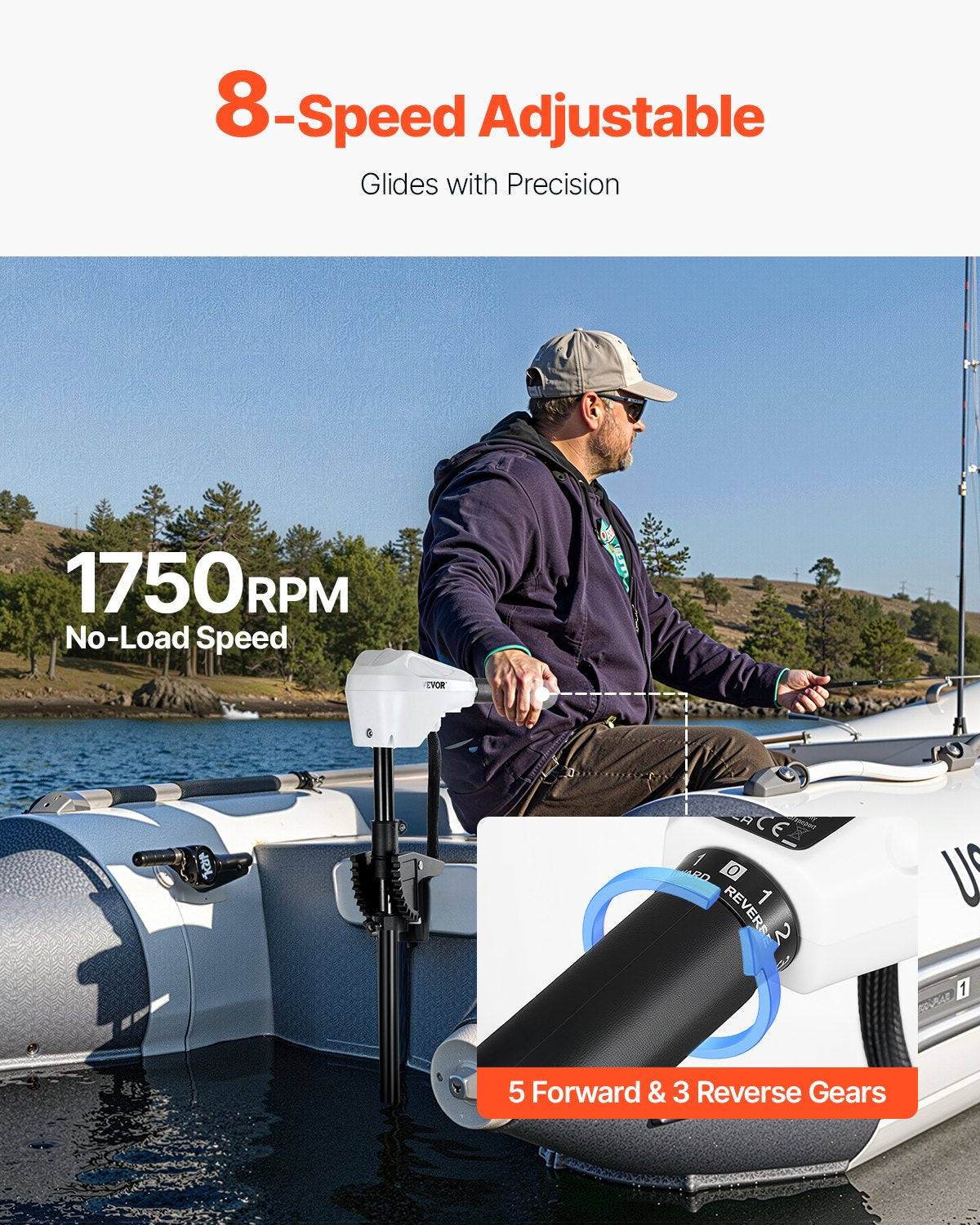 55 lb Thrust Electric Trolling Motor