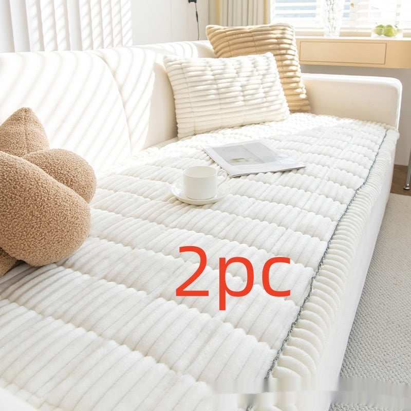 Corduroy Non-Slip Sofa Cushion Cover