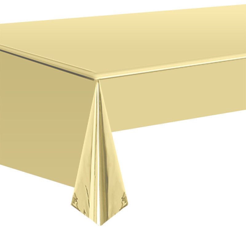 Metallic Foil Party Tablecloth