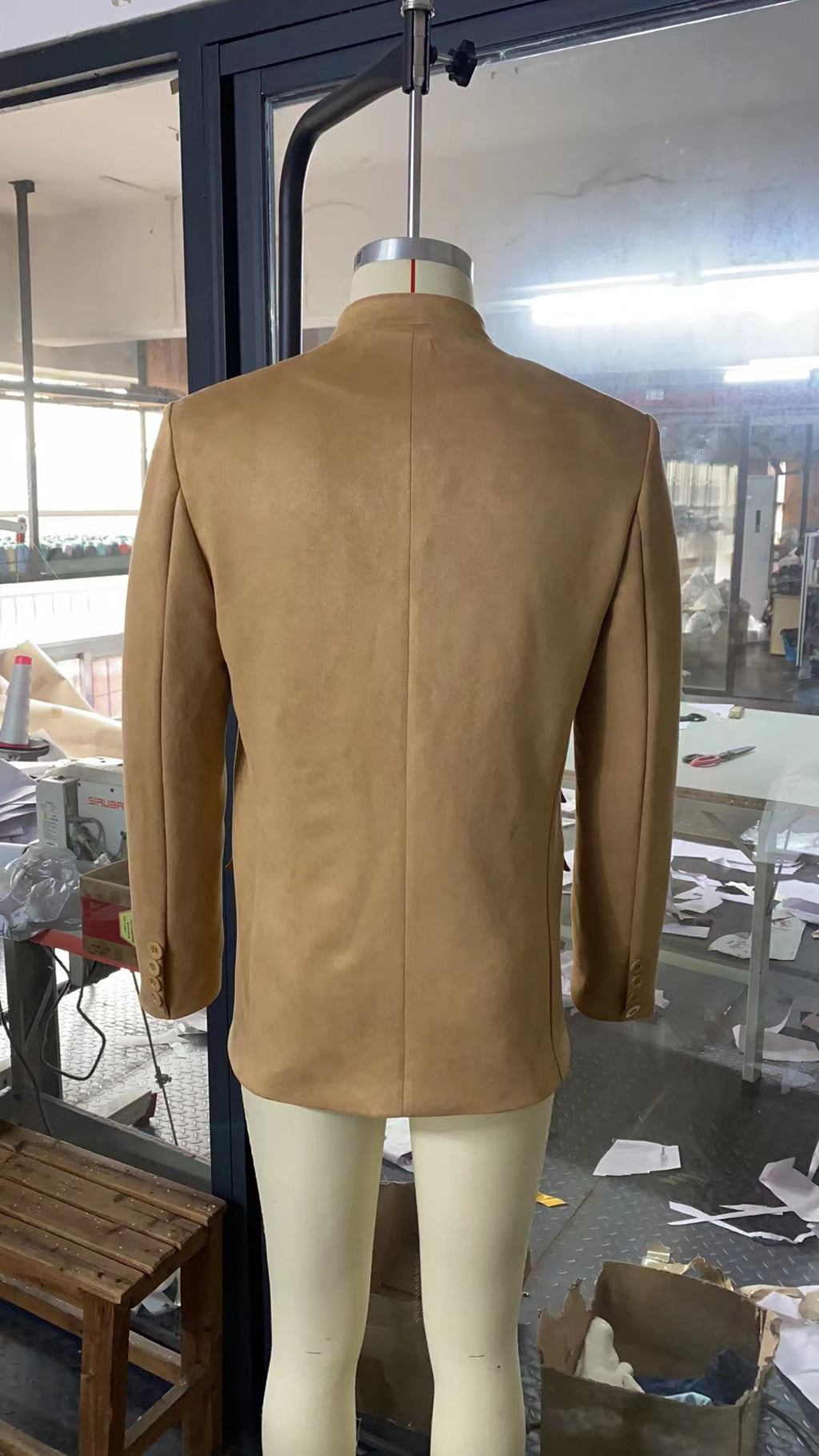 Men's Stand-Collar Casual Blazer