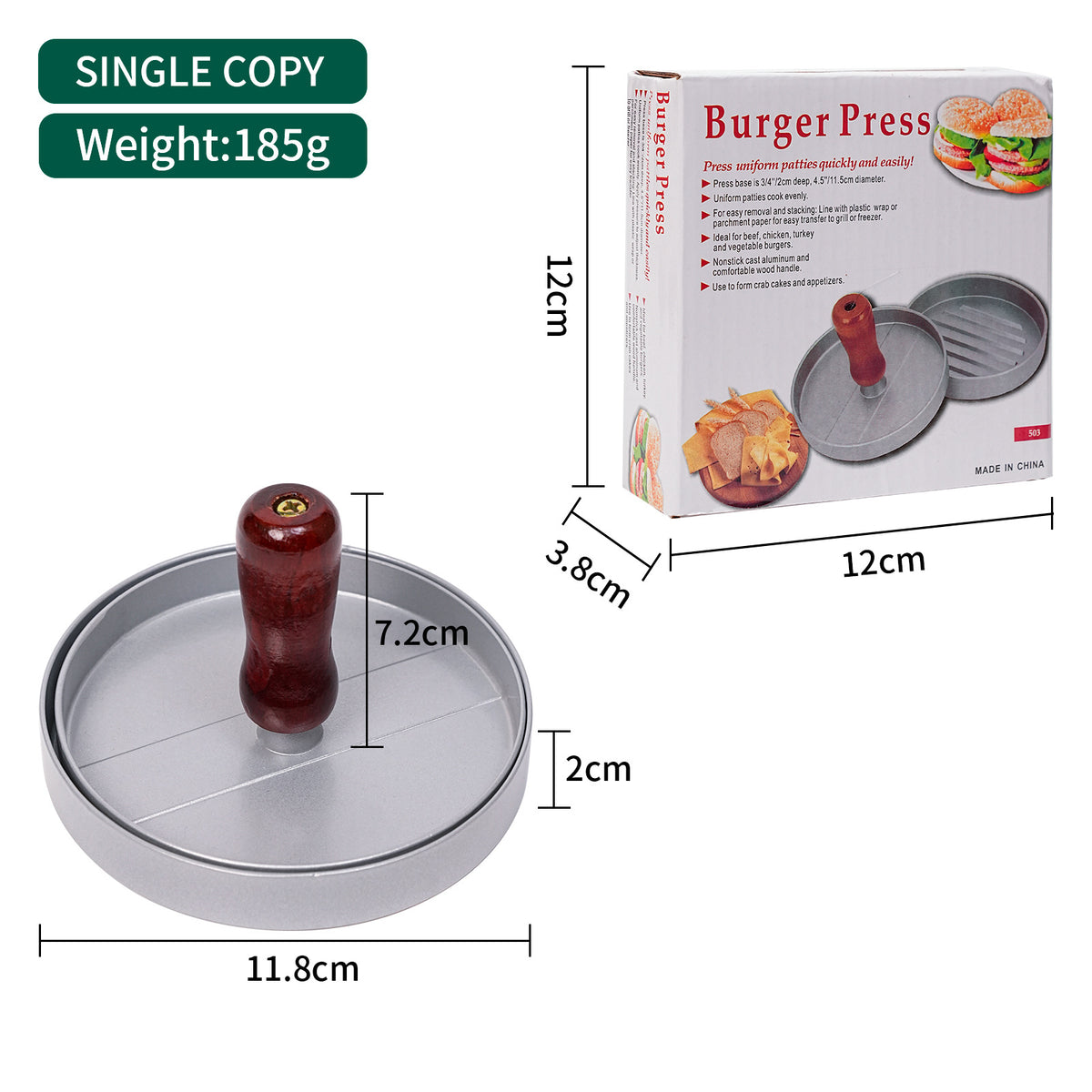 Mini Slider Burger Press