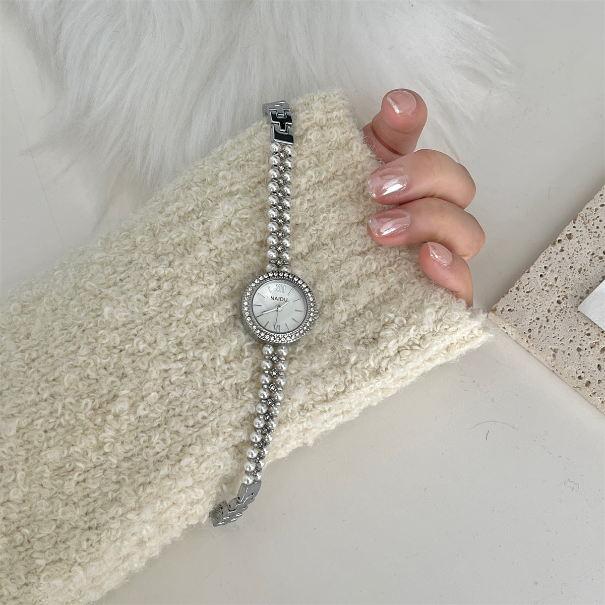 Pearl Bracelet Watch